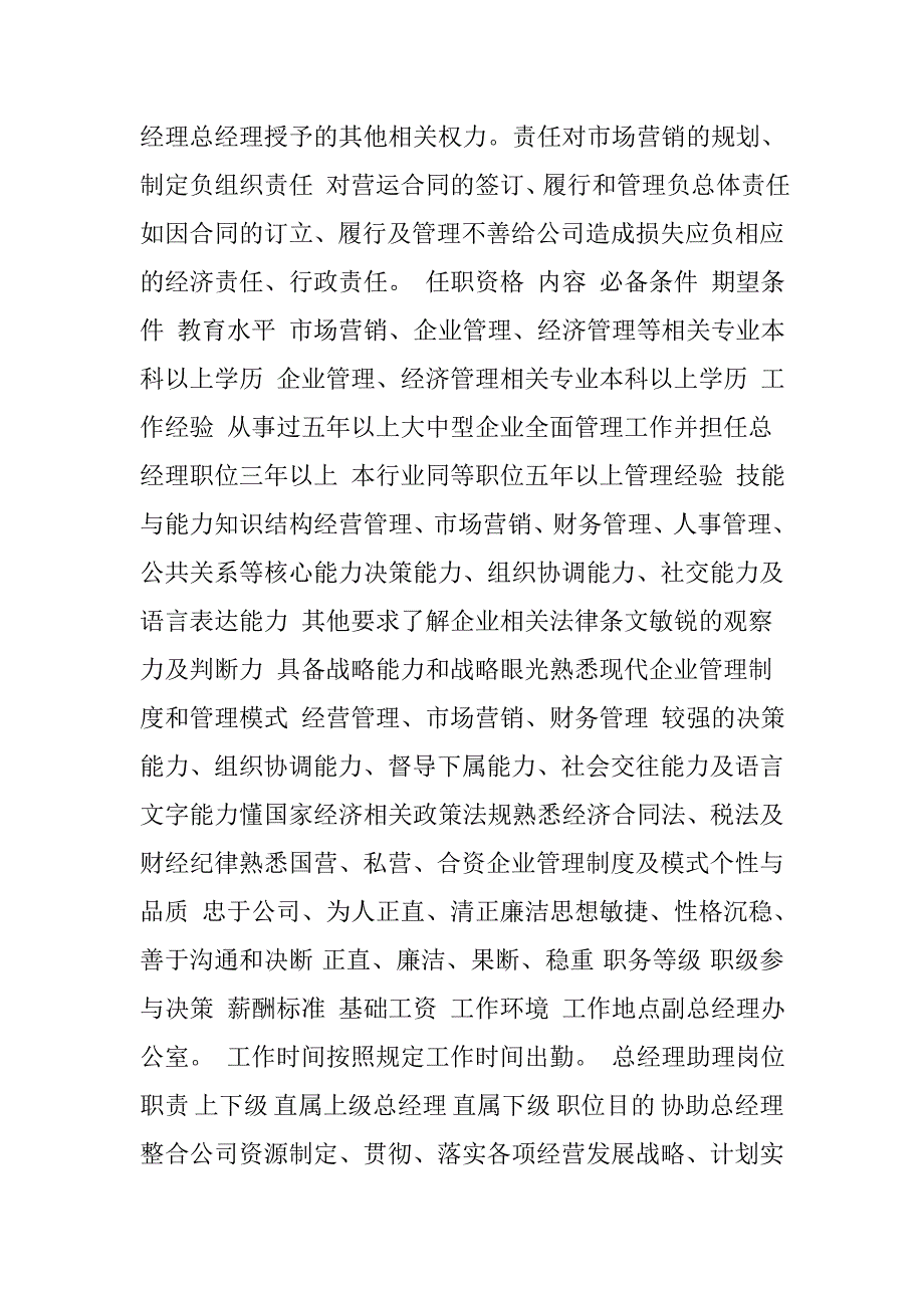 化妆品公司各岗位职责_第4页