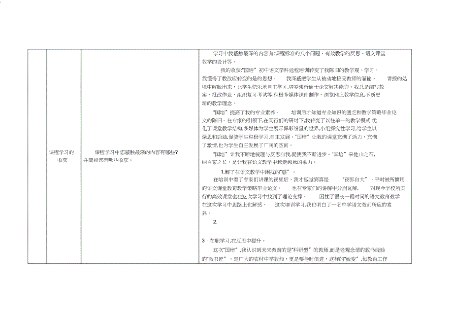 初中语文研修总结模板_第2页