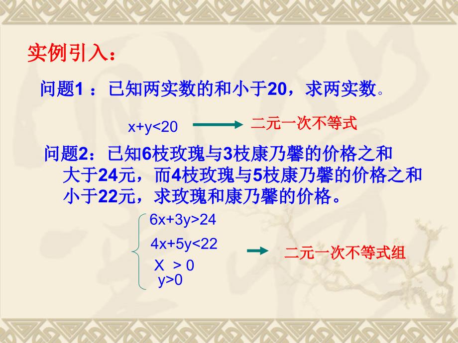 人教A版高中数学必修五二元一次不等式组与平面区域课件_第3页