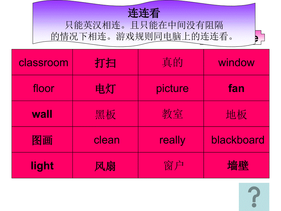 五年级上英语扫雷游戏教学内容_第2页