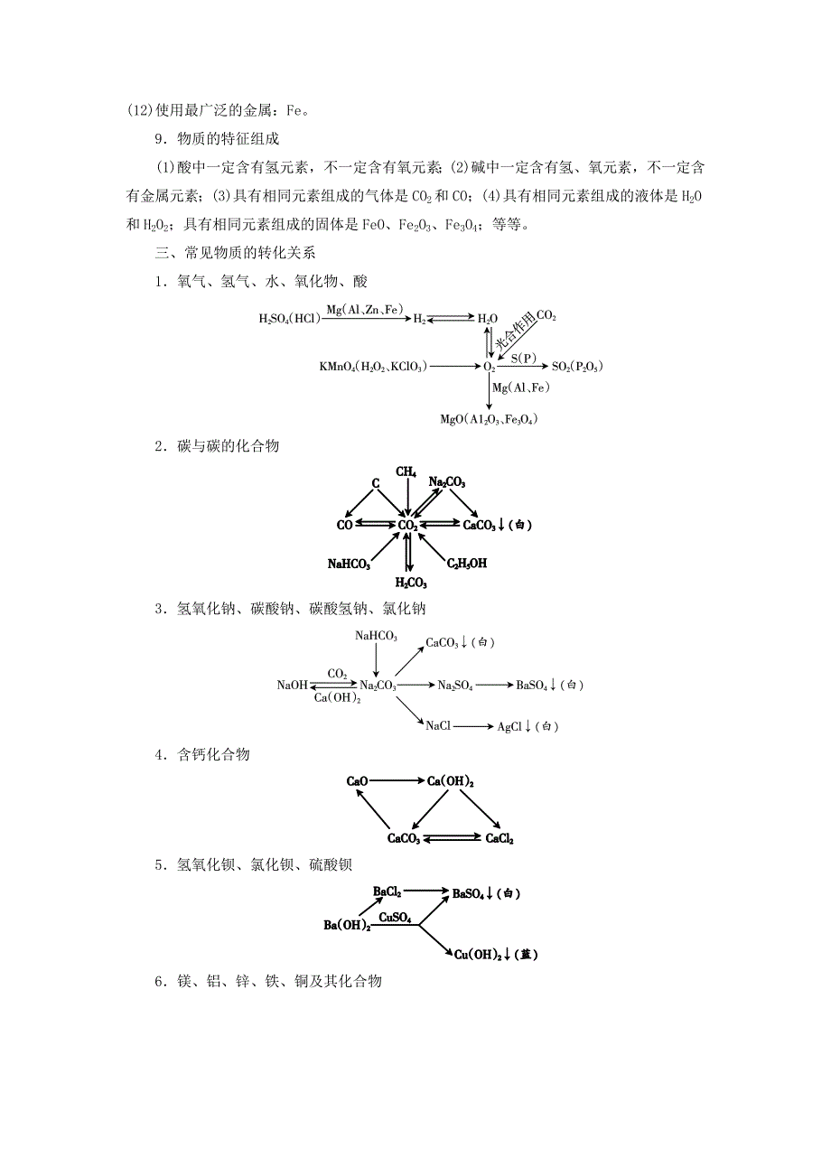 [最新]广东中考化学第二部分专题突破专题二物质的转化与推断题讲义_第3页