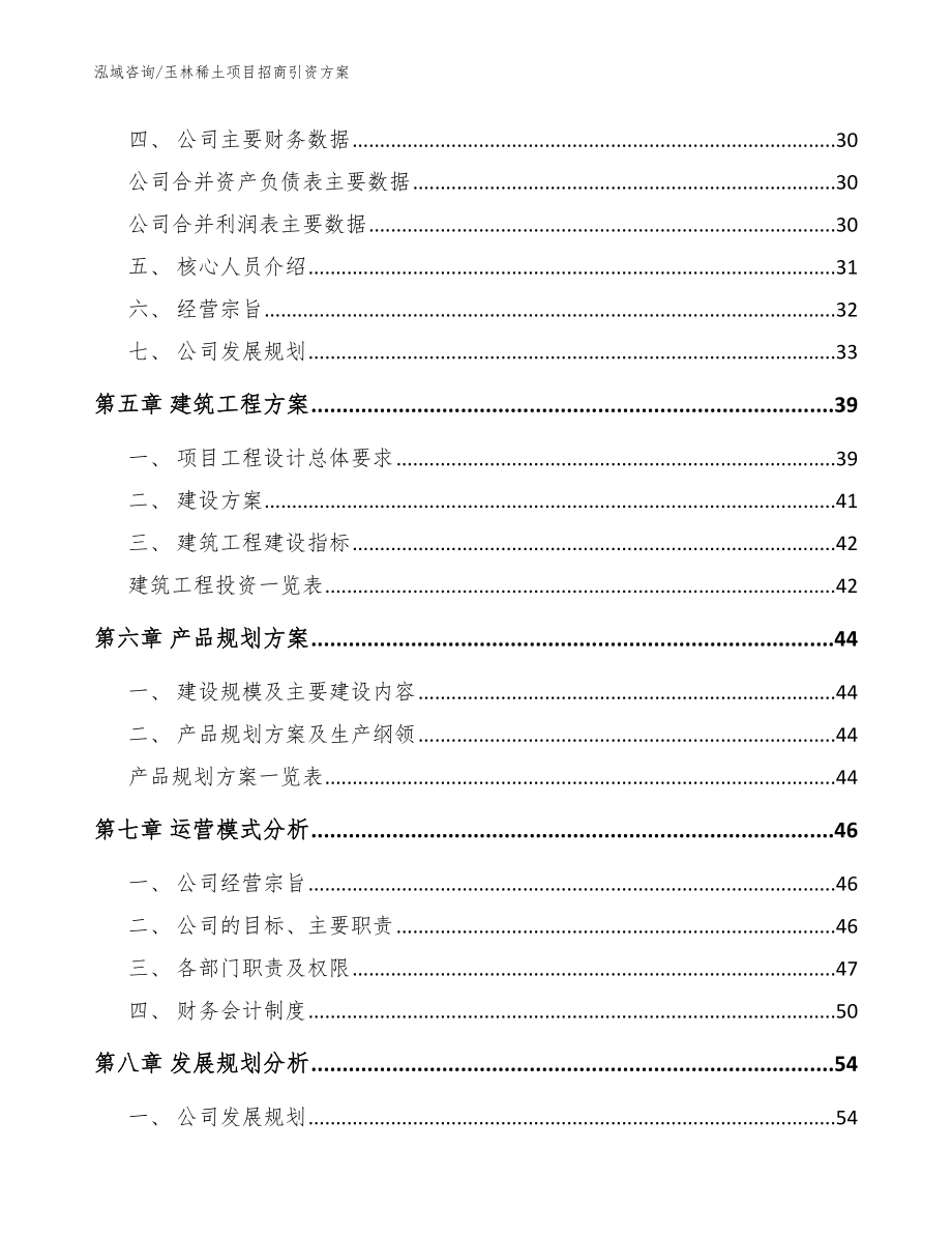 玉林稀土项目招商引资方案（范文模板）_第3页