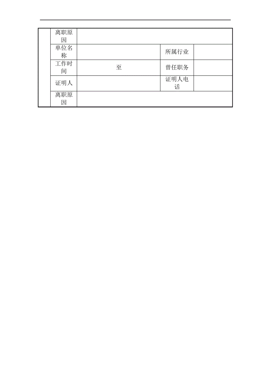 公司招聘实用简历_第3页