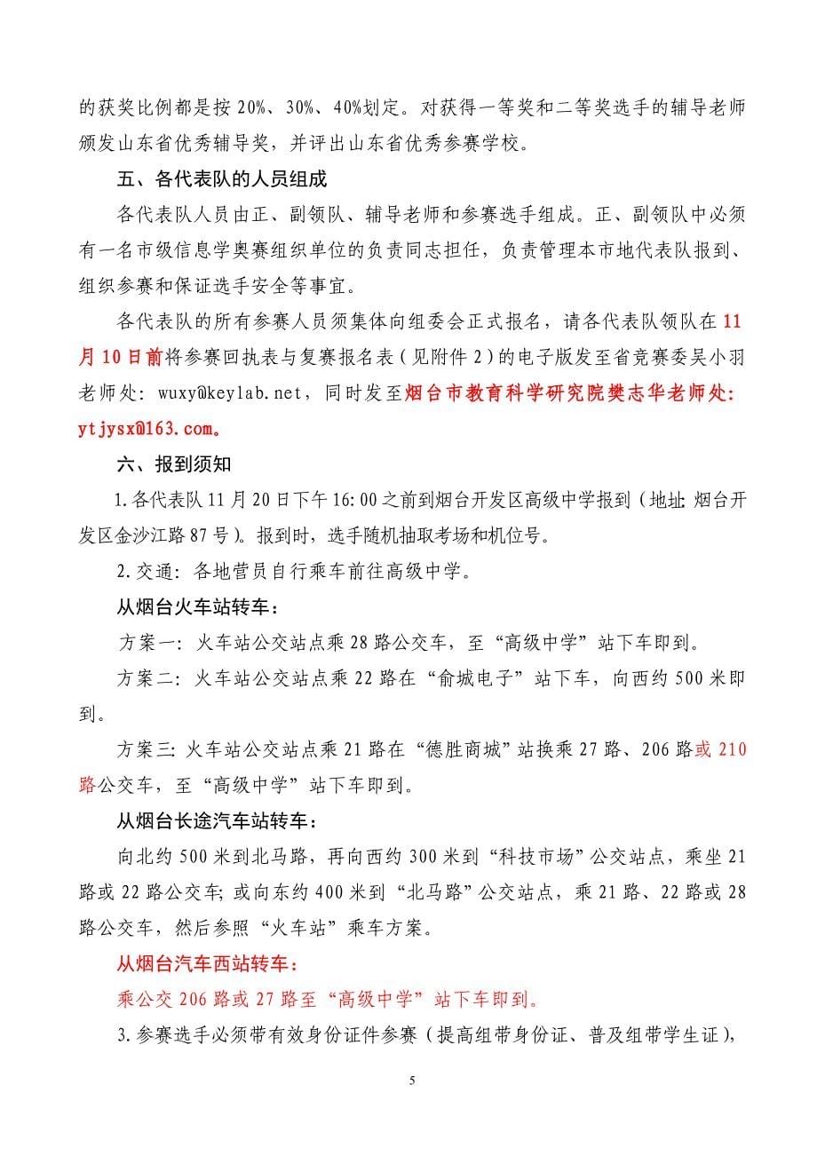 关于转发市科技馆《关于第十五全国青少年信息学奥林匹克联赛_第5页