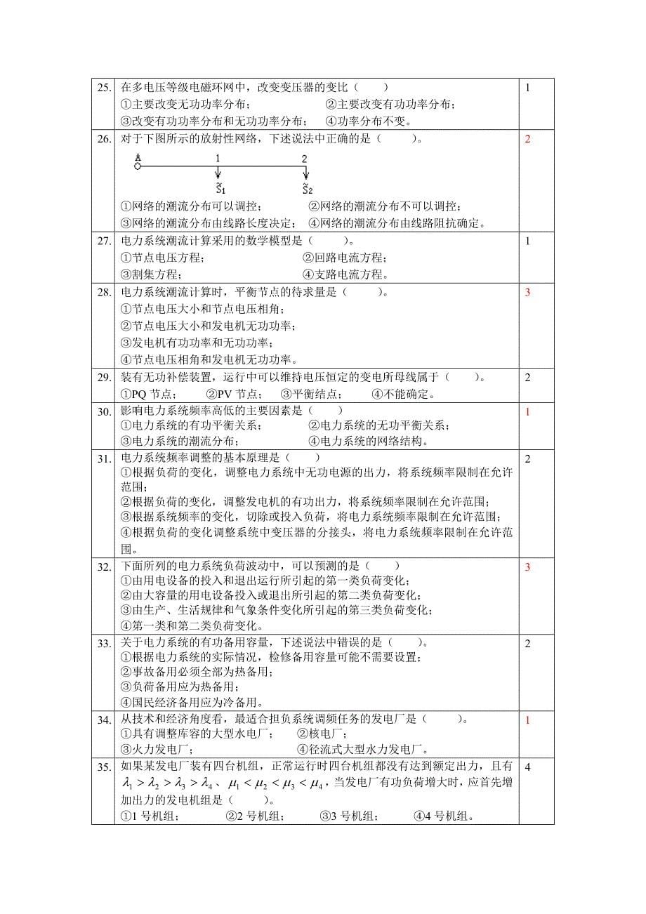 2023年电力系统分析下册题库_第5页