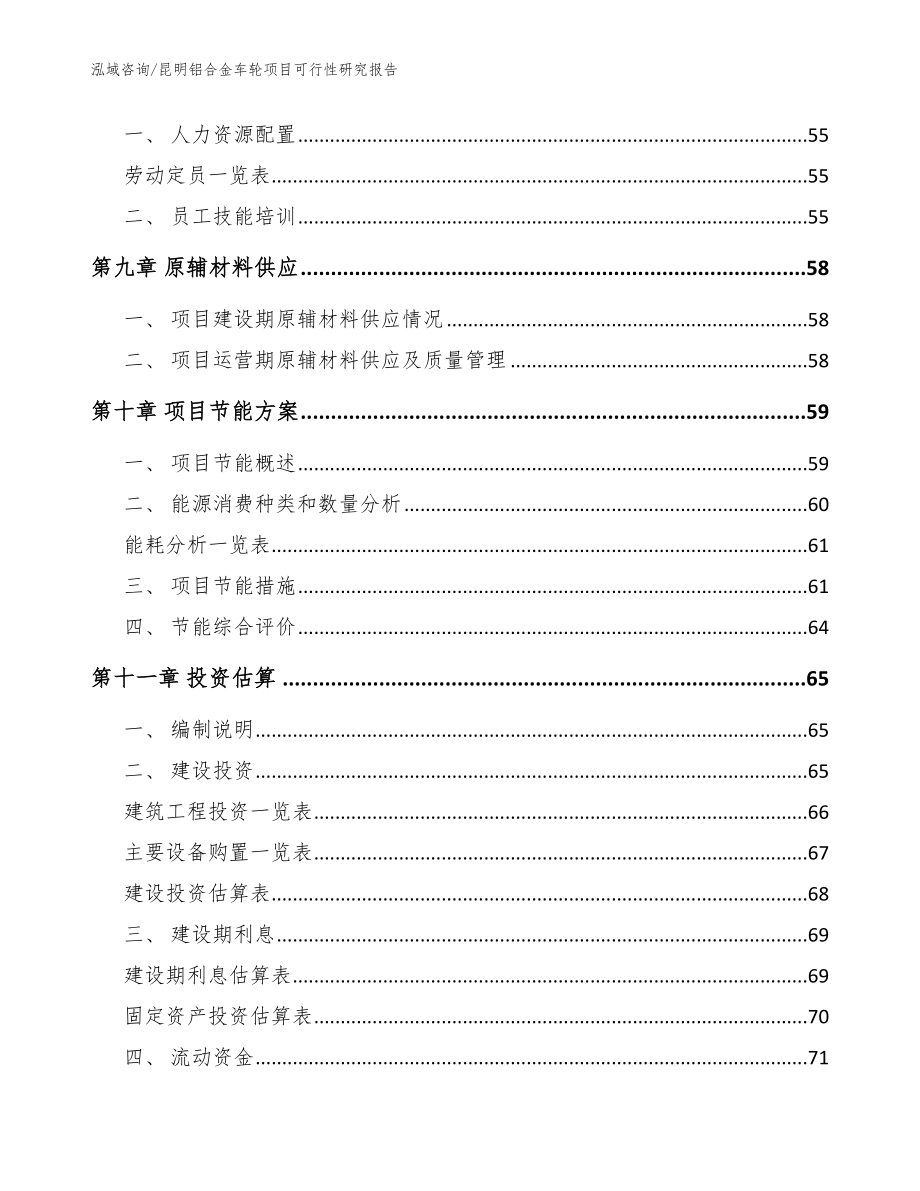 昆明铝合金车轮项目可行性研究报告（模板）_第3页