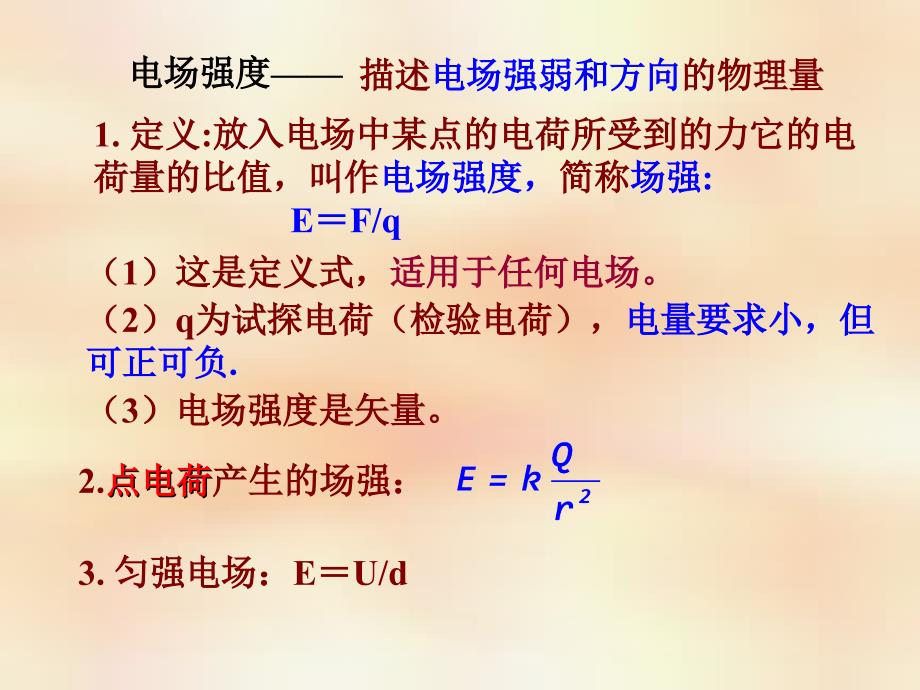 物理1.3电场强度课件新人教选修31_第3页