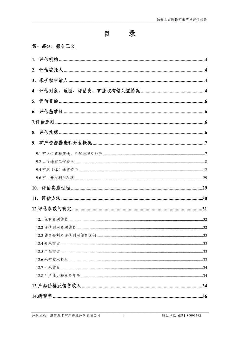 融安县吉照铁矿采矿权评估报告.doc_第5页