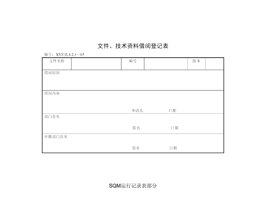 SQM运行记录表部分课件_第4页