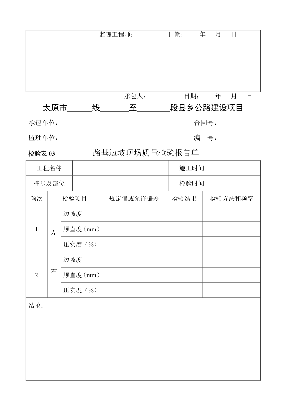 检验表03路基边坡现场质量检验报告单_第3页