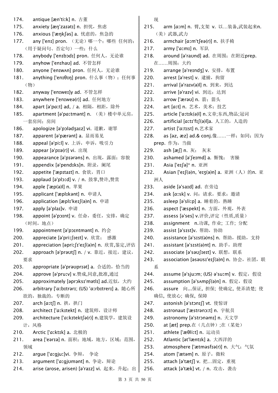 2015年江苏高考3500词_第3页