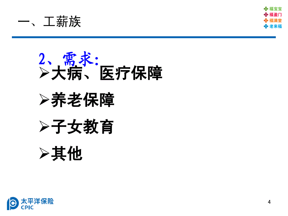 保险公司讲稿：不可不知的客户分类_第4页