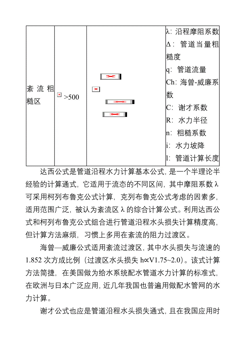 流量和管径、压力、流速之间关系计算公式_第4页