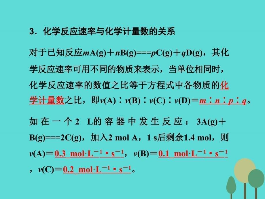 高考化学一轮复习 第7章 化学反应速率 化学平衡 第1讲 化学反应速率课件_第5页