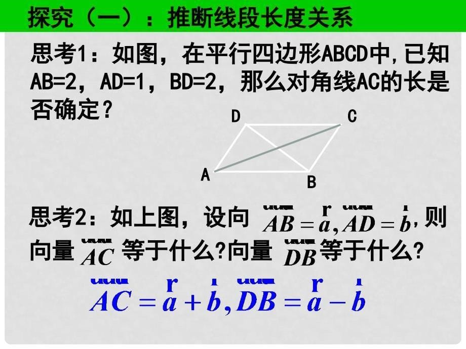 山东省枣庄四中高中数学《2.5.1平面几何中的向量方法》课件 新人教A版必修4_第5页