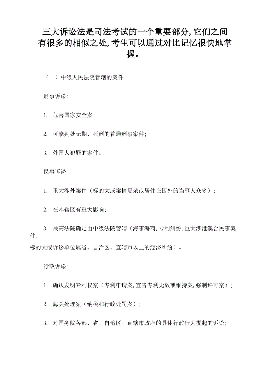 三大诉讼法27个不同点_第1页