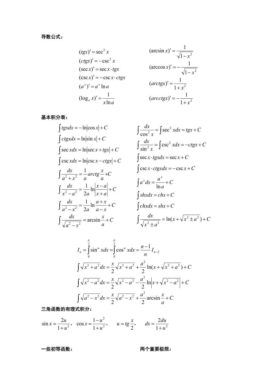 高等数学所有公式20731_第2页