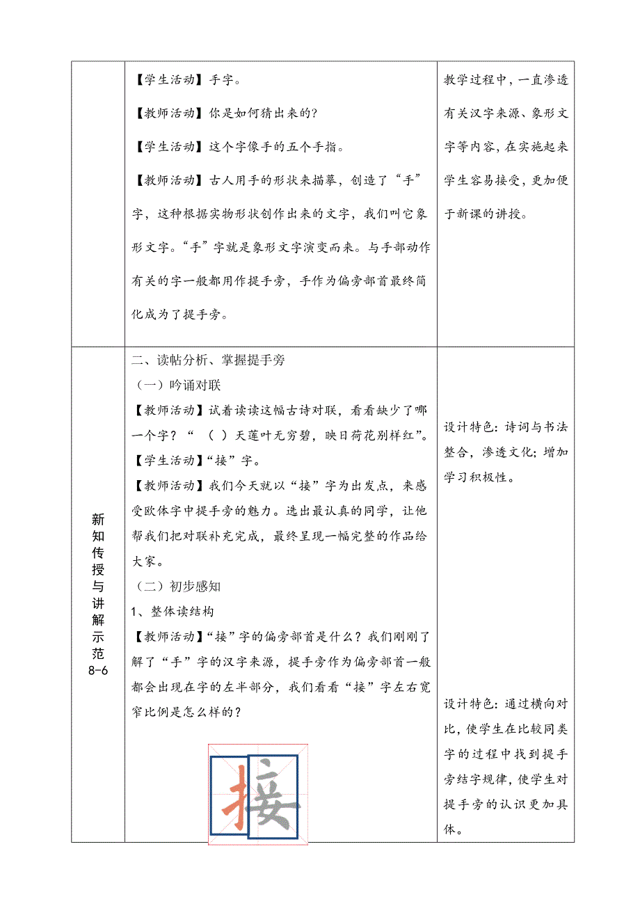 北京市书法学科统一教案模板[4]_第3页