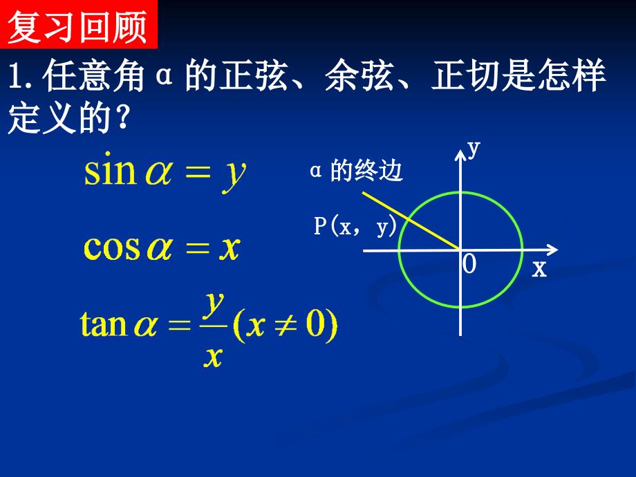 13三角函数的诱导公式第一课时_第2页