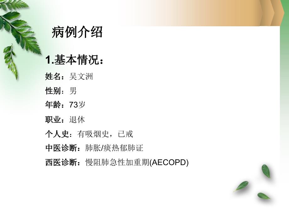 AECOPD护理查房_第4页