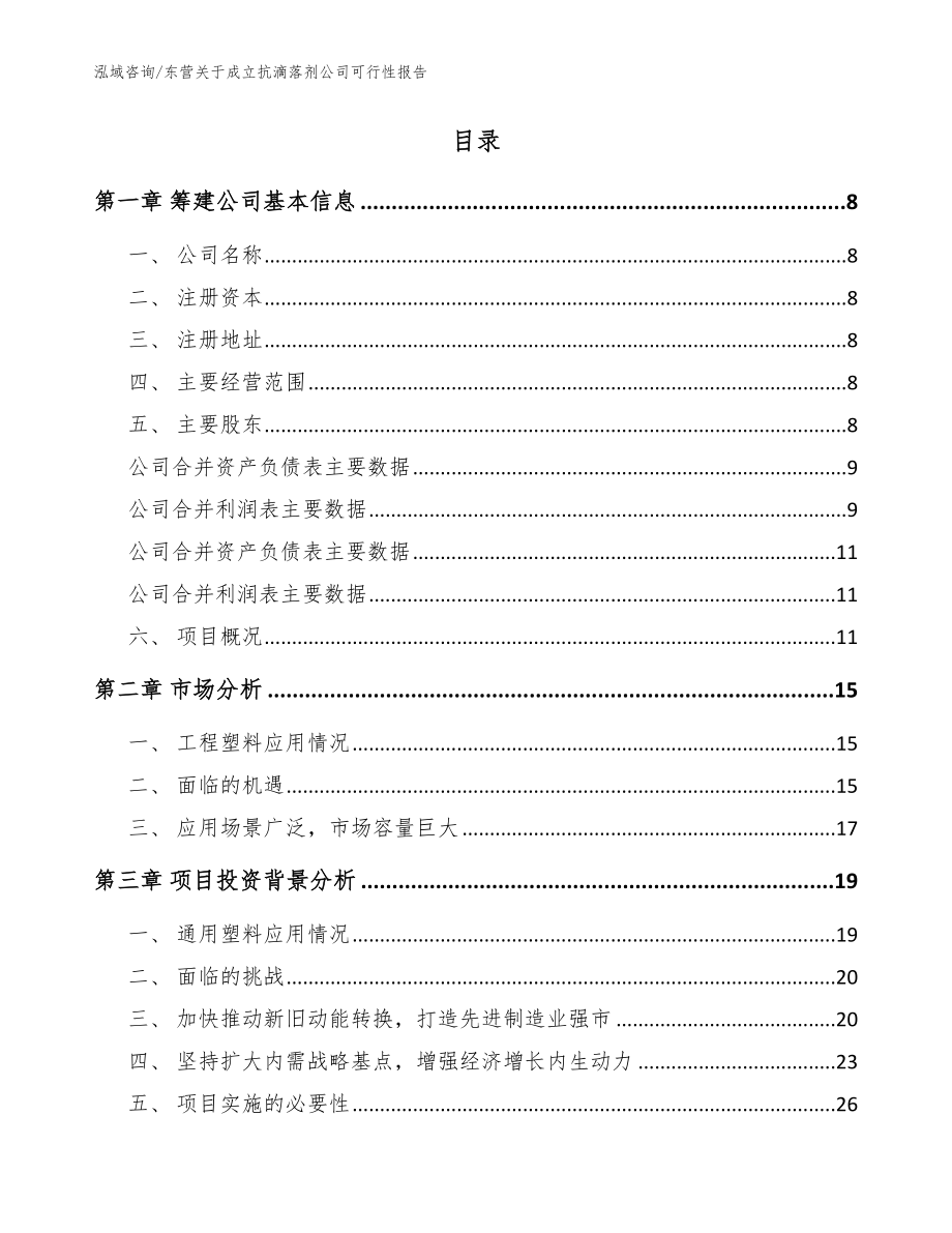 东营关于成立抗滴落剂公司可行性报告（范文）_第2页