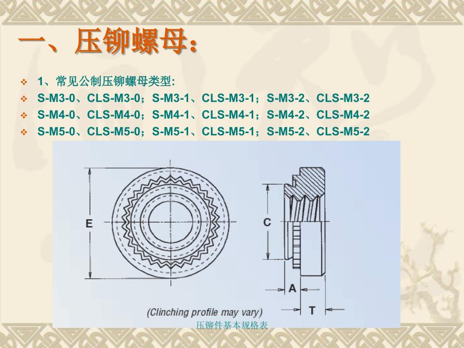 压铆件基本规格表课件_第3页