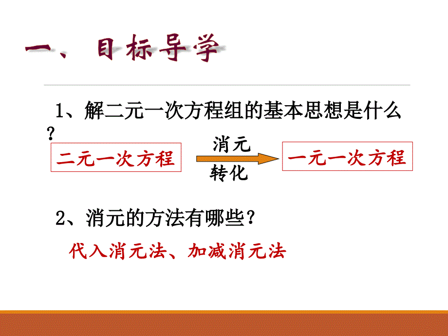 新华东师大版七年级数学下册7章一次方程组选用适当方法解二元一次方程组课件0_第2页