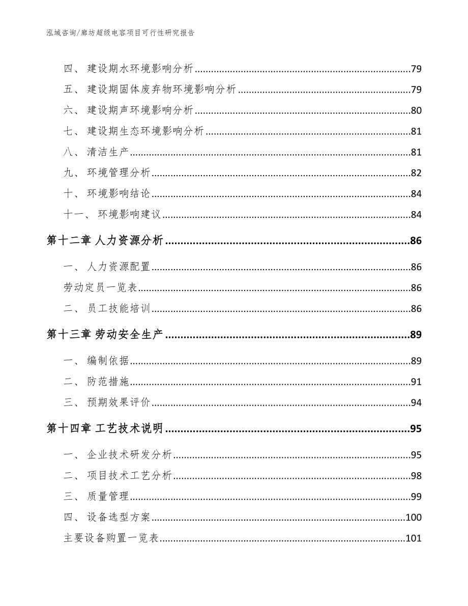 廊坊超级电容项目可行性研究报告_第5页