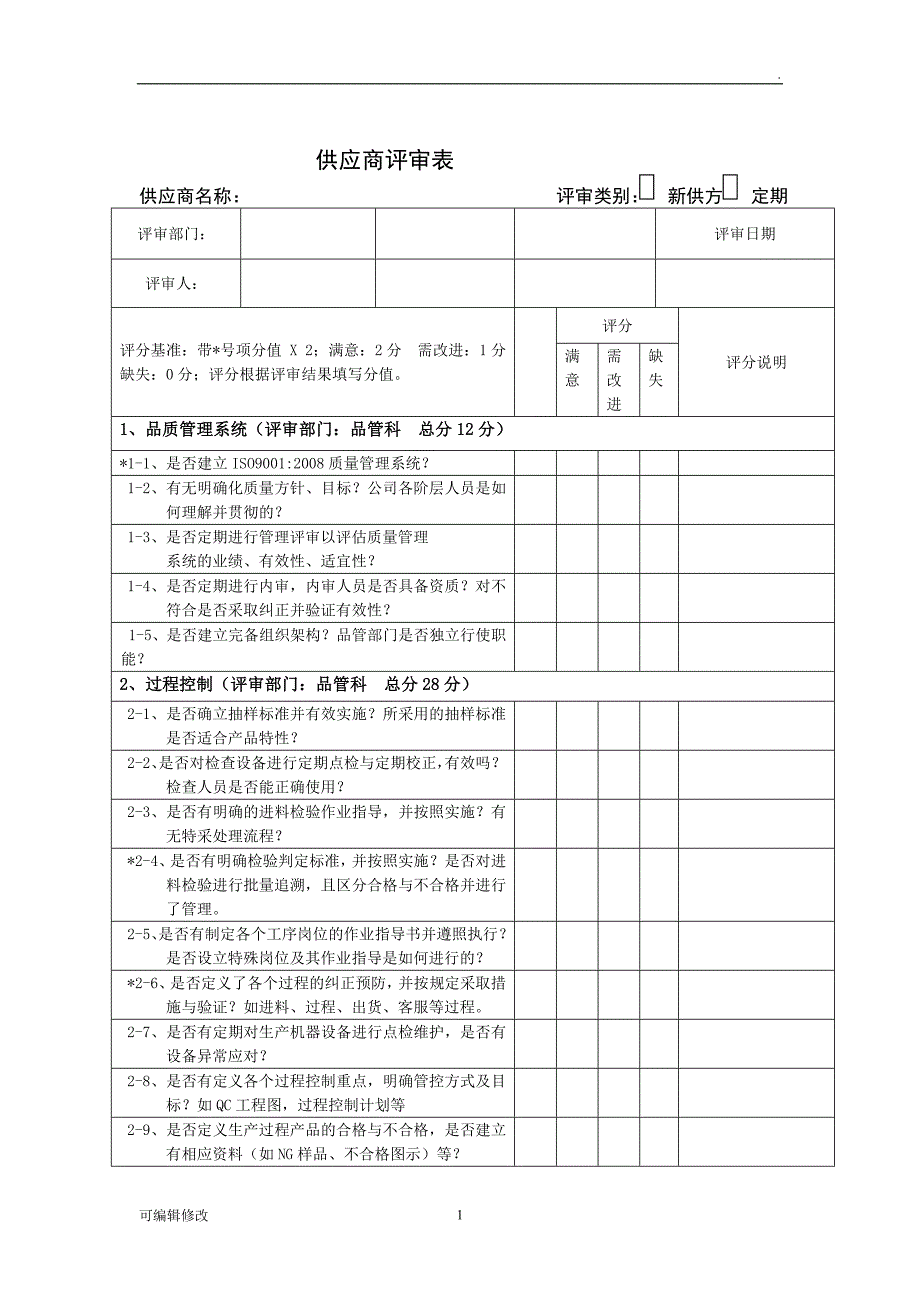 供应商评审表.doc_第1页