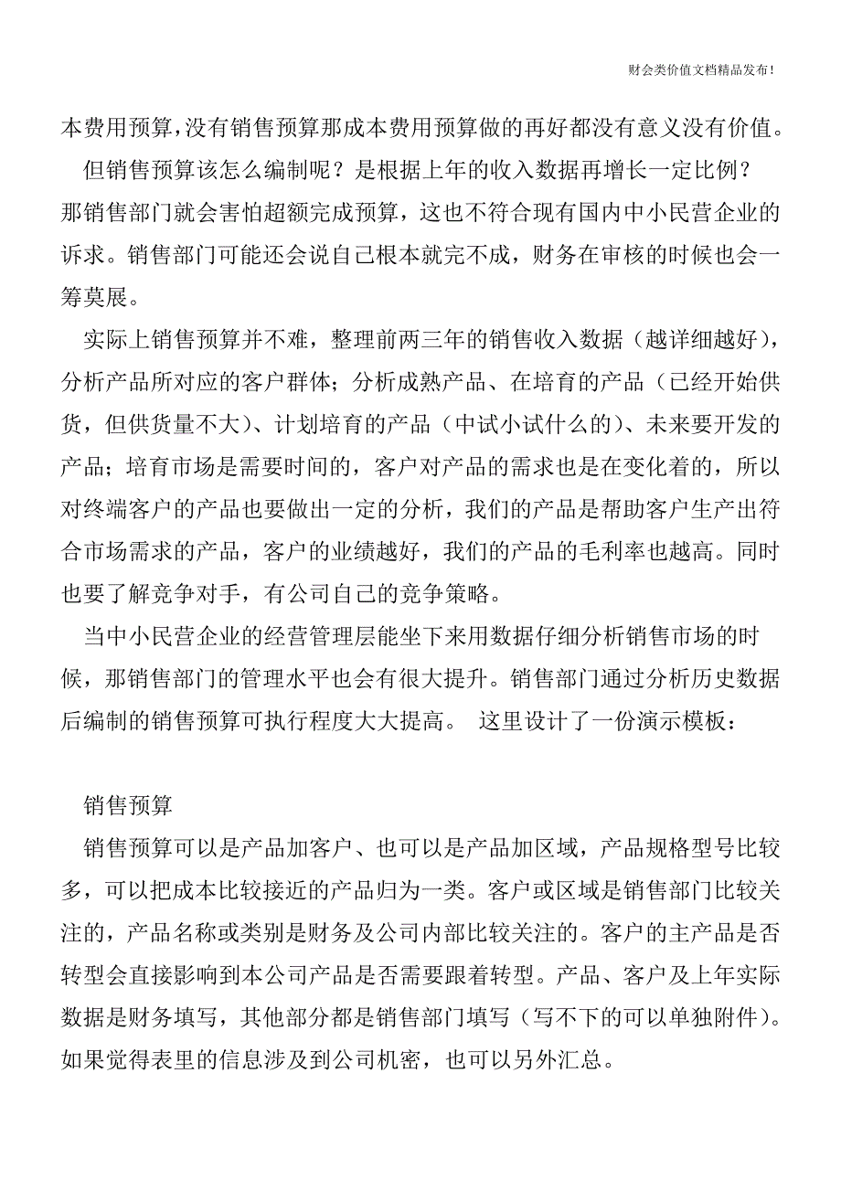 全面预算框架的思考[会计实务优质文档].doc_第2页