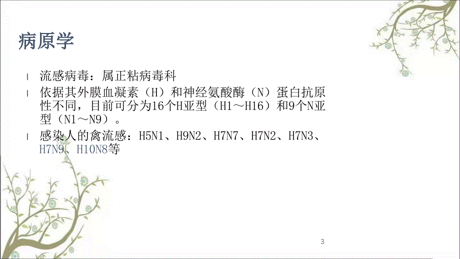 人感染H7N9禽流感诊疗方案解读课件_第3页