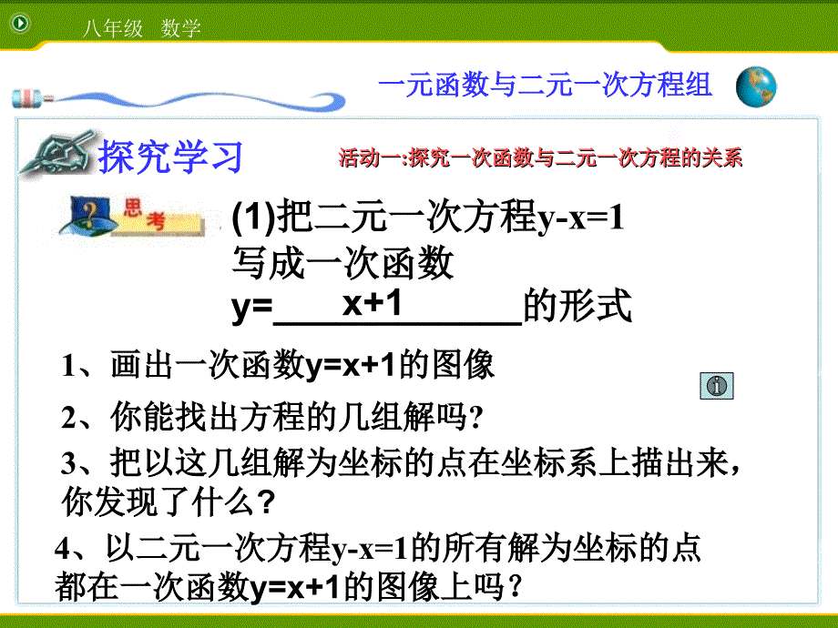 广东省八年级数学下册第19章一次函数19.2.3一次函数与方程、不等式2教学ppt课件(新版)新人教版_第3页