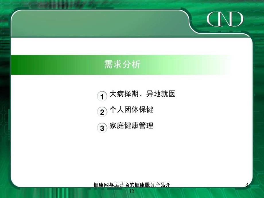 健康网与运营商的健康服务产品介绍课件_第3页