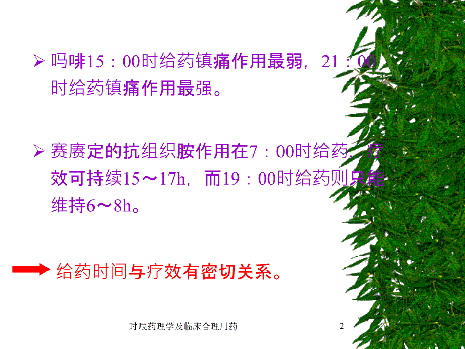 时辰药理学及临床合理用药课件_第2页