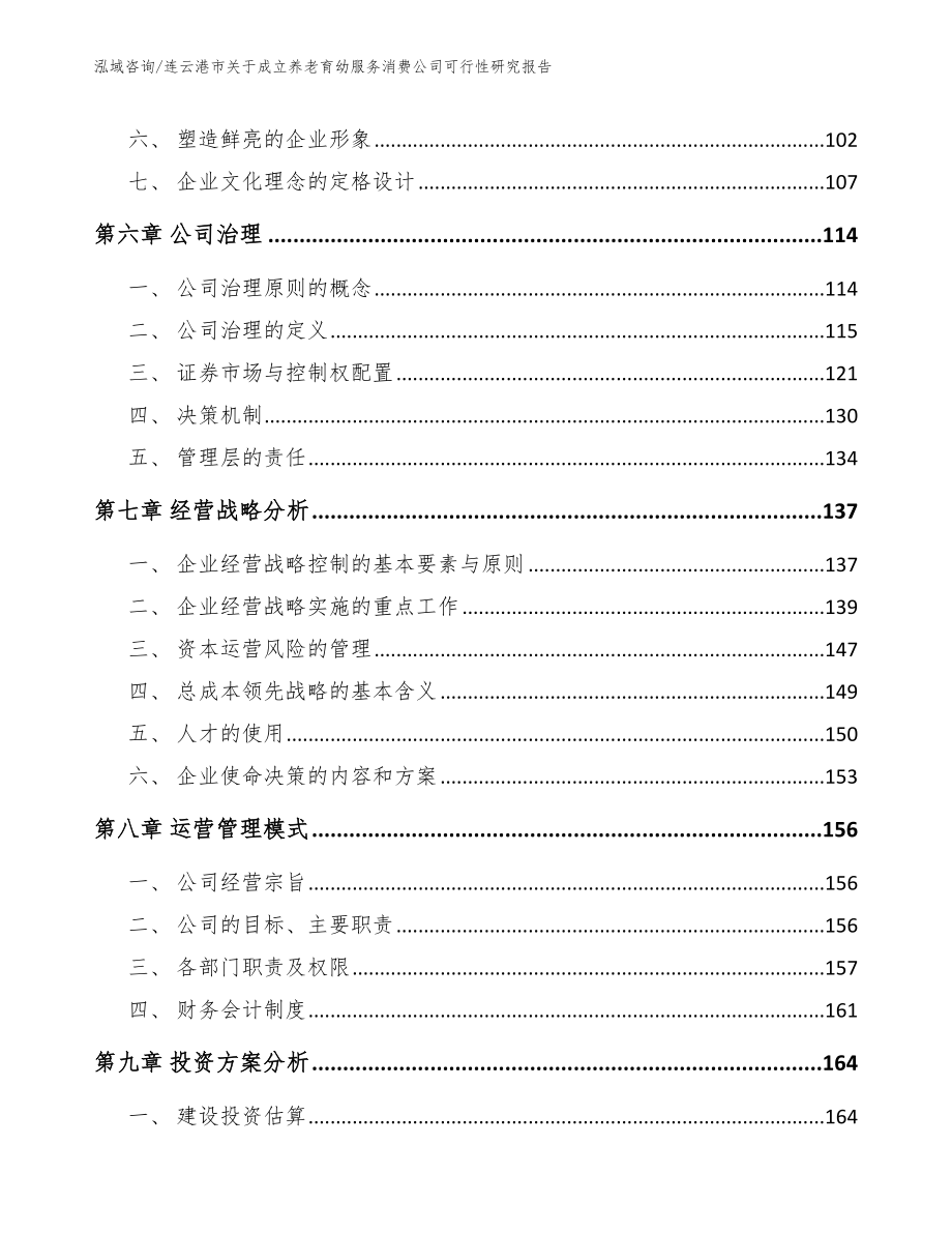 连云港市关于成立养老育幼服务消费公司可行性研究报告_第4页