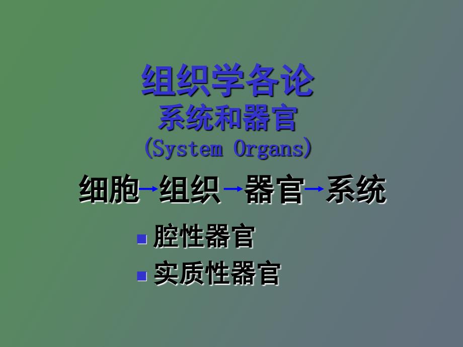 组织胚胎学教案_第1页