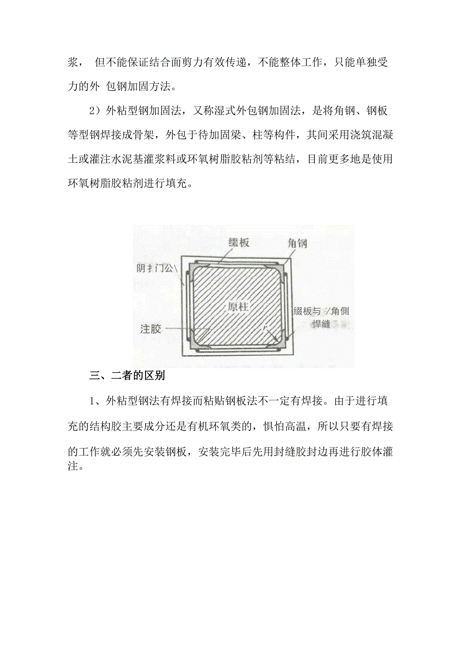 外粘型钢加固法与粘贴钢板加固法区别_第3页