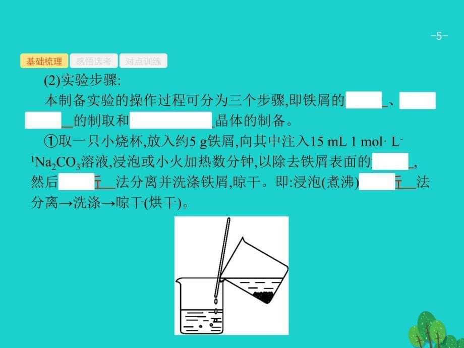 浙江省2018高考化学一轮复习 34 物质的制备与合成课件 苏教版_第5页