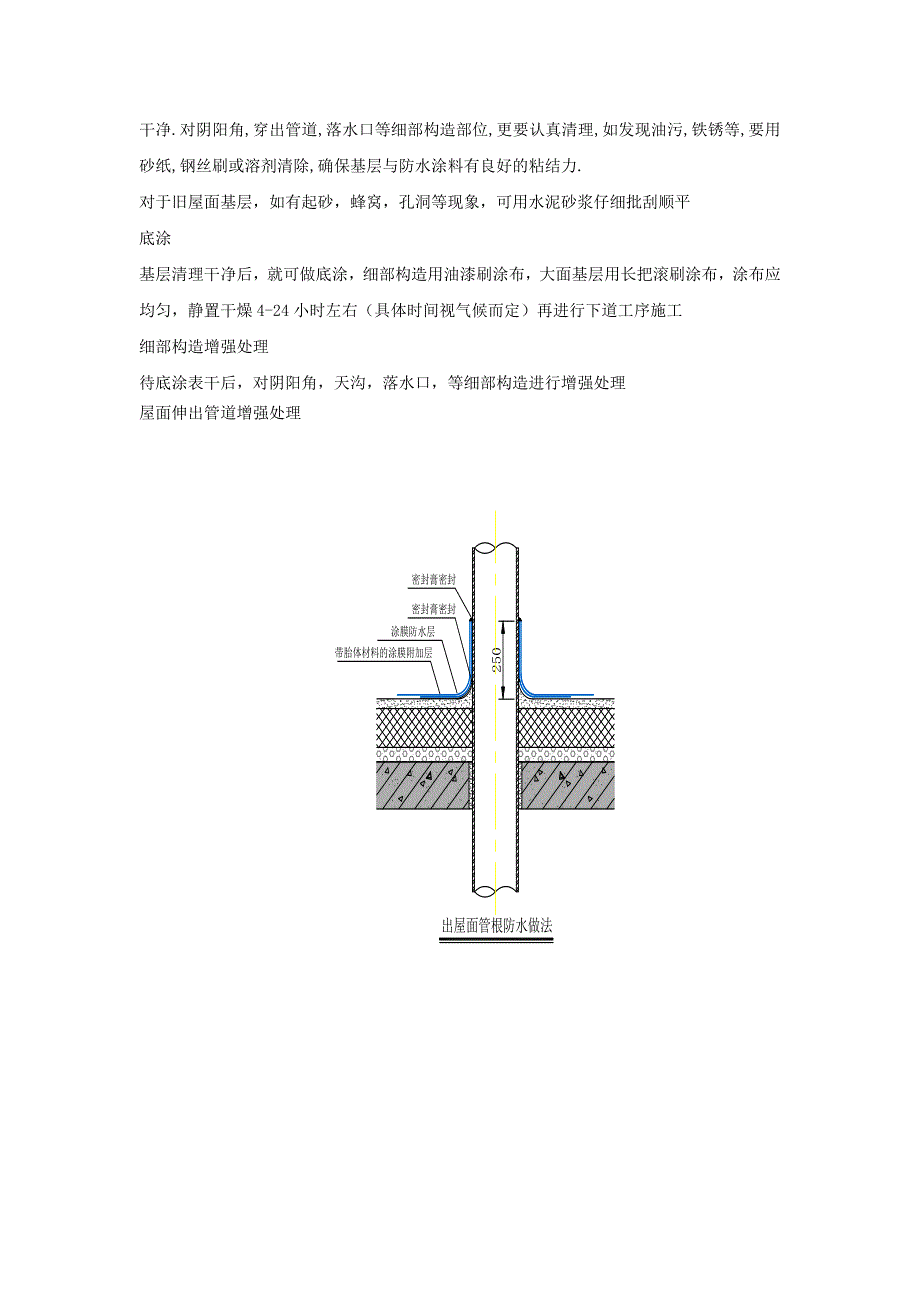 溶剂型橡胶沥青防水涂料施工工艺_第2页