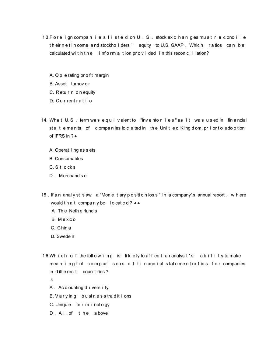 International-Accounting-4E-Timothy-Doupnik-&amp;-Hector-Perera-Test-Bank--010_第5页