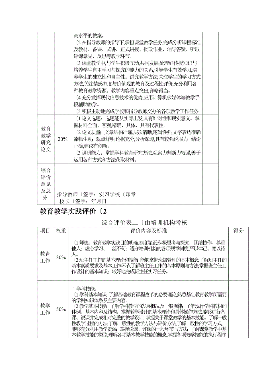 教师资格证实践手册完整填写版_第2页