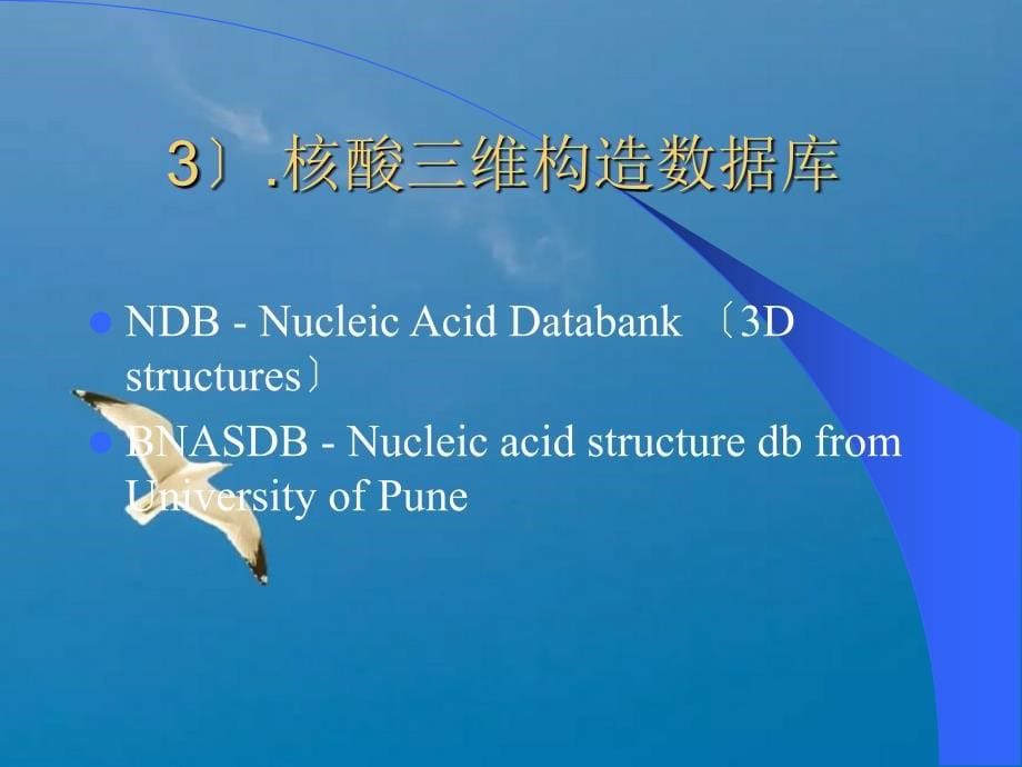 生物信息学相关数据库资源介绍ppt课件_第5页