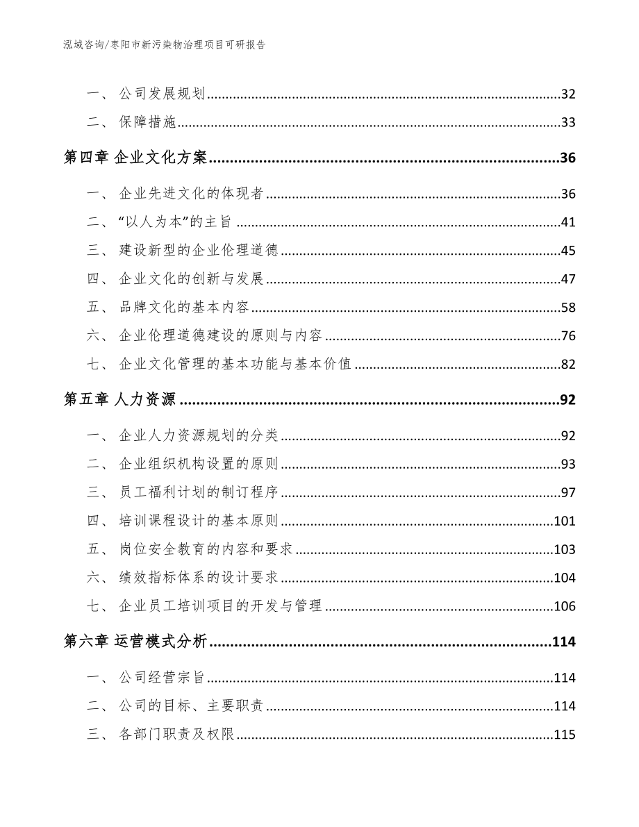 枣阳市新污染物治理项目可研报告（参考范文）_第2页