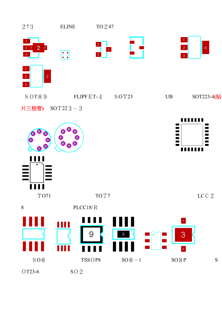 Proteus-元件封装图形(各种封装)_第2页