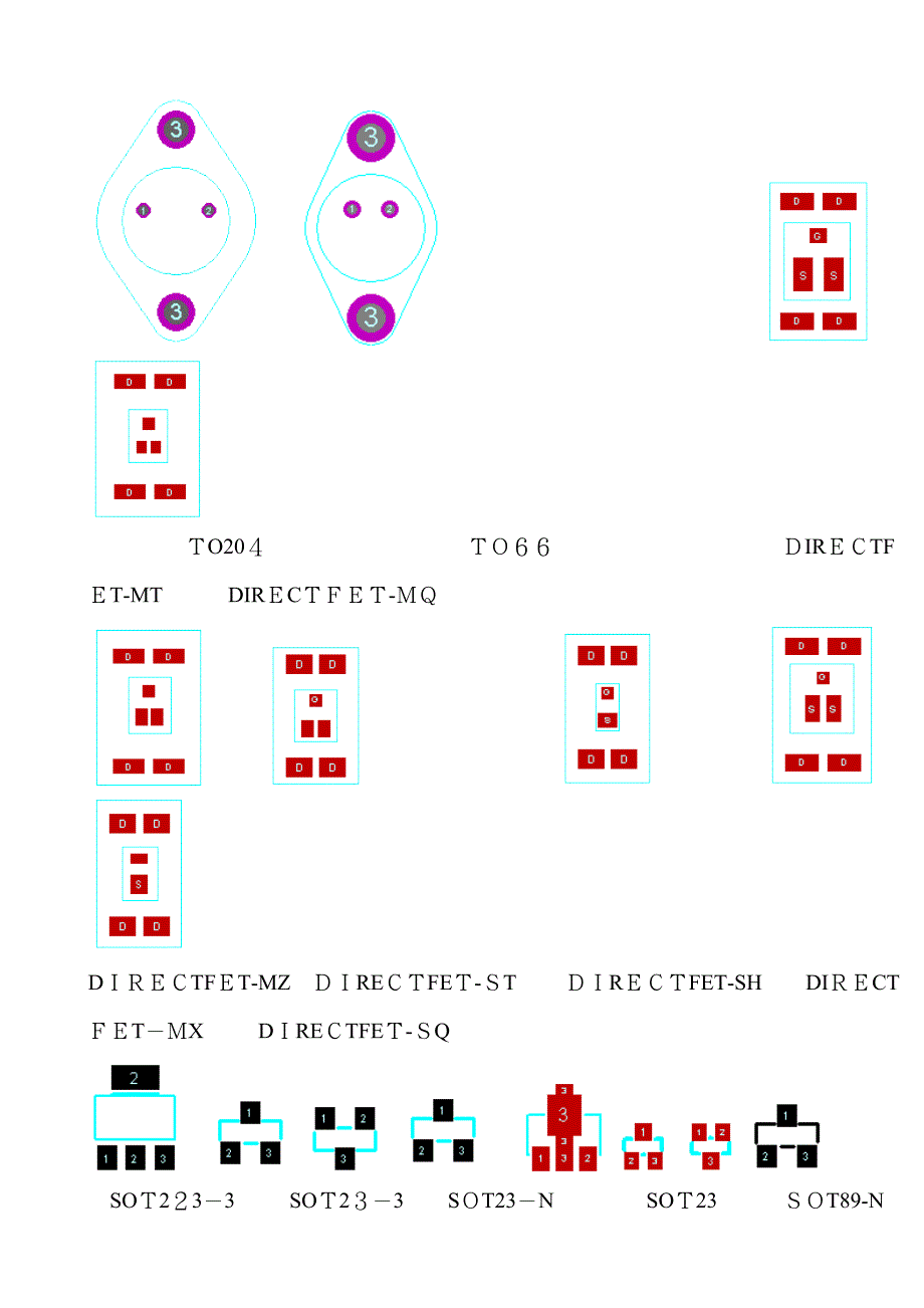 Proteus-元件封装图形(各种封装)_第4页