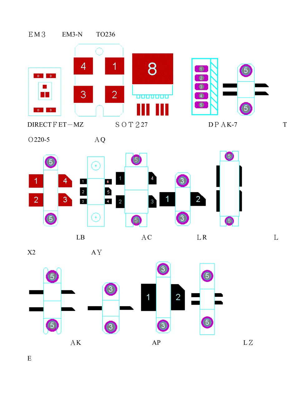 Proteus-元件封装图形(各种封装)_第5页