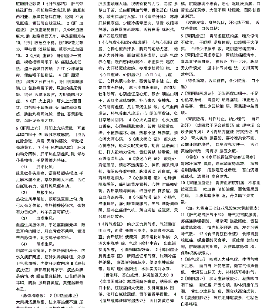 脏腑辨证歌诀_第1页