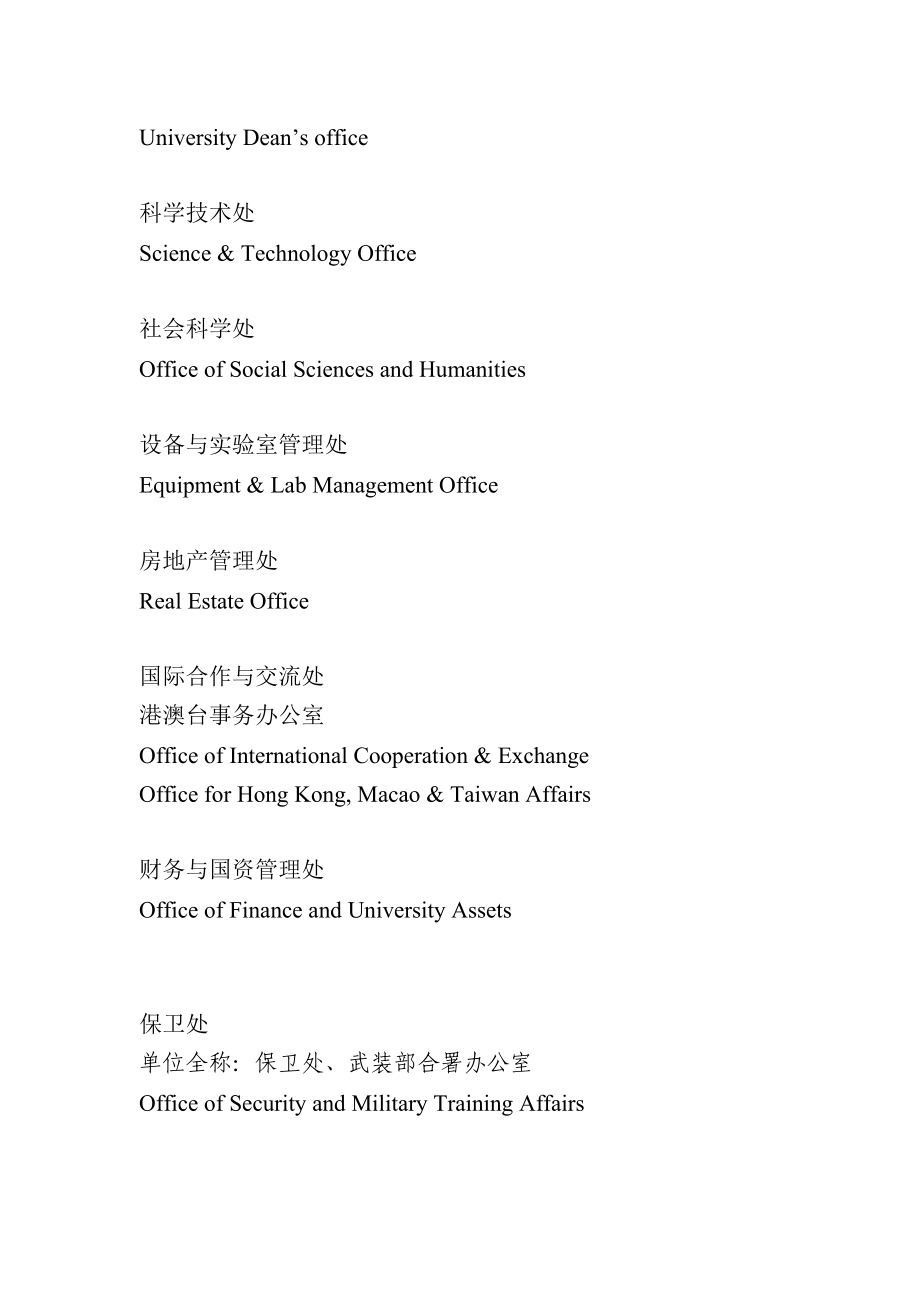 中山大学各单位英文译名.docx_第5页