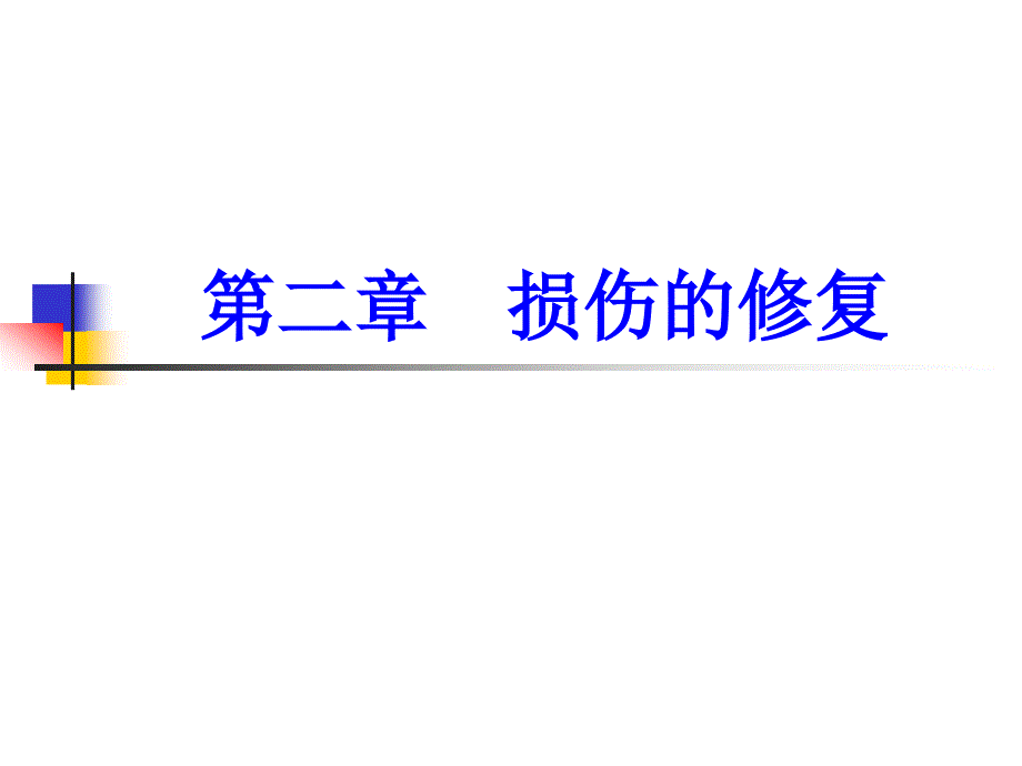 第2章损伤的修复_第1页