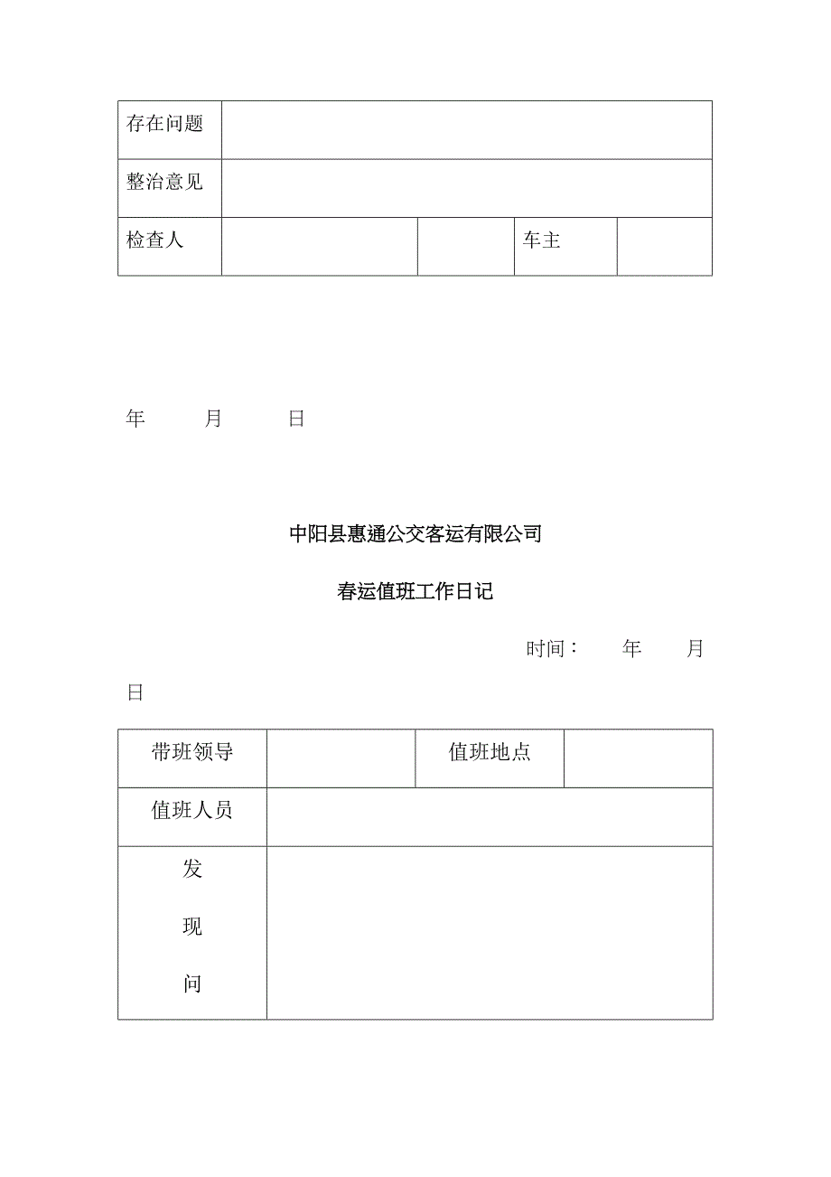 安全隐患排查表_第2页